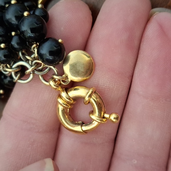 Y2K J. Crew Baubles, Beads, Rhinestones Cluster Bracelet. - Picture 9 of 10